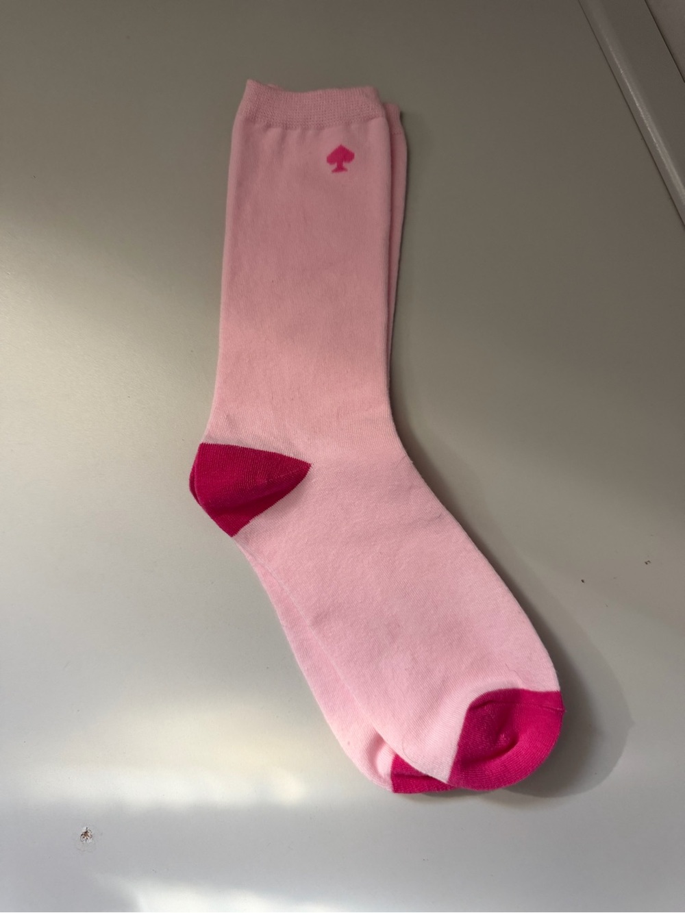 Kate Spade Pink Crew Socks